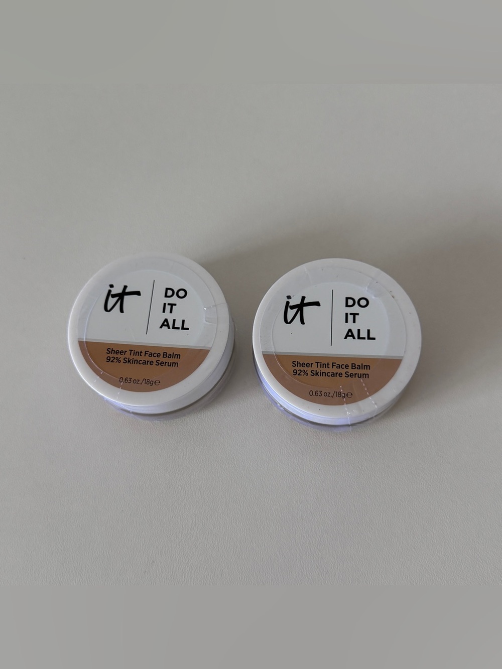 IT COSMETICS DO IT ALL SHEER TINT FACE BALM - set of 2